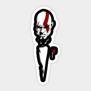 The God of War and Death Sticker